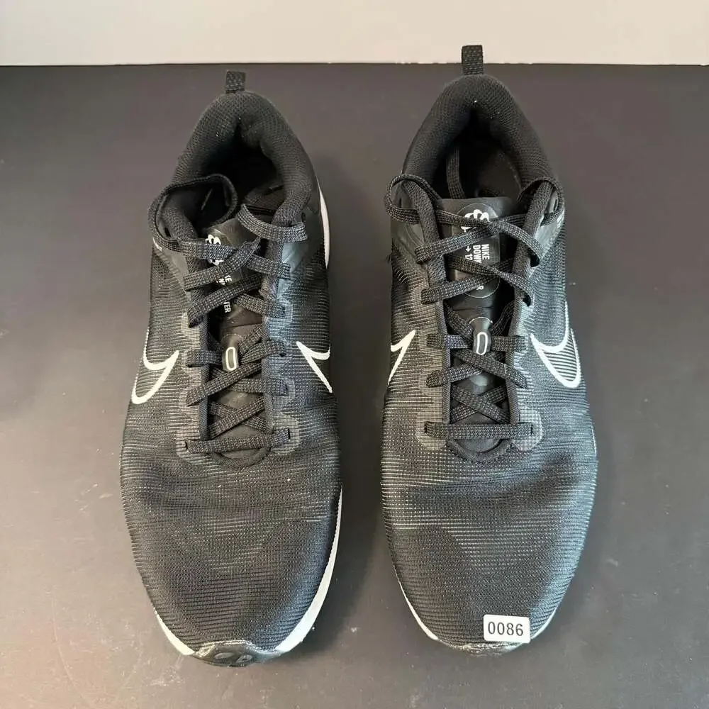 Nike Downshifter‎ 12 Running Shoes Black White Size 10